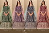 Aanaya Vol 239 By Dani Creation Velvet Designer Work Gown With Dupatta Wholesale Online